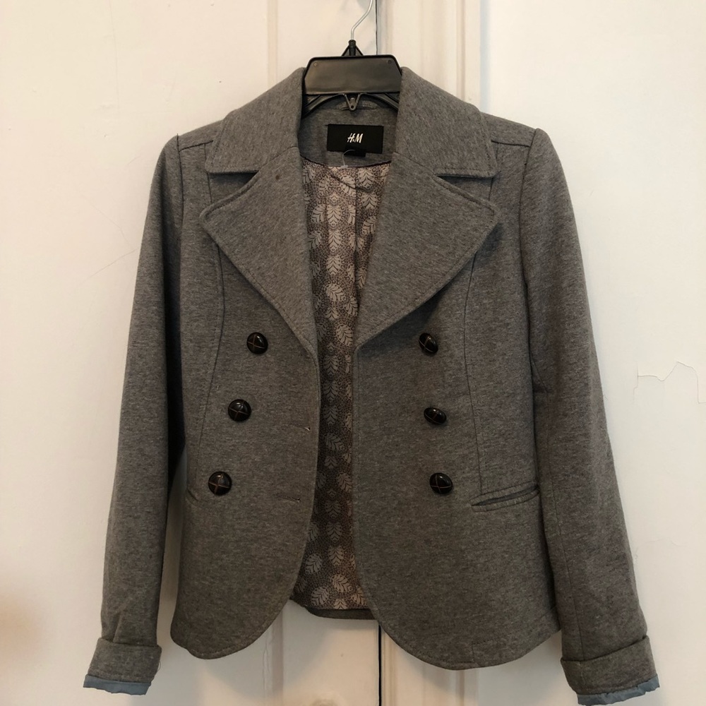 H&M gray blazer/jacket - Picture 3 of 7